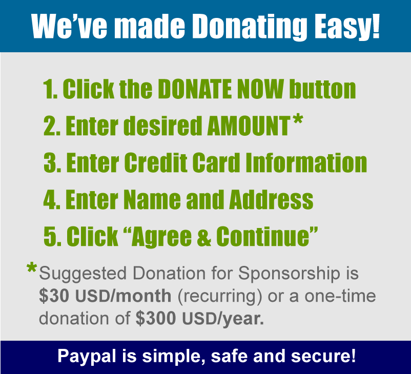 We've Made Donating Easy!
