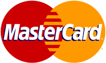 A red, yellow and orange mastercard logo.